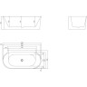 Акриловая ванна 170x80 см BELBAGNO BB409-1700-800-W/NM