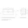 База под раковину BELBAGNO MARINO-CER-N-1000-2C-SO-RR-P