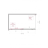 Душевой уголок BELBAGNO UNO-195-AH-1-160/90-P-Cr
