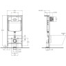 Комплект 2 в 1: Система инсталляции для унитазов BELBAGNO BB026 с кнопкой смыва BB050CR.MAT BB026/BB050CR.MAT