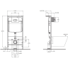 Комплект 2в1 инсталляция с кнопкой смыва BELBAGNO BB026/BB042BL