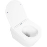 Подвесной безободковый унитаз с сиденьем микролифт BELBAGNO TRE BB8001CHR/SC