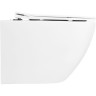 Подвесной безободковый унитаз с сиденьем микролифт BELBAGNO UNO BB3105CHR/SC BB3105CHR-SC