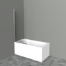 Шторка для ванны 90 см BELBAGNO UNO-V-1-90/150-P-Cr