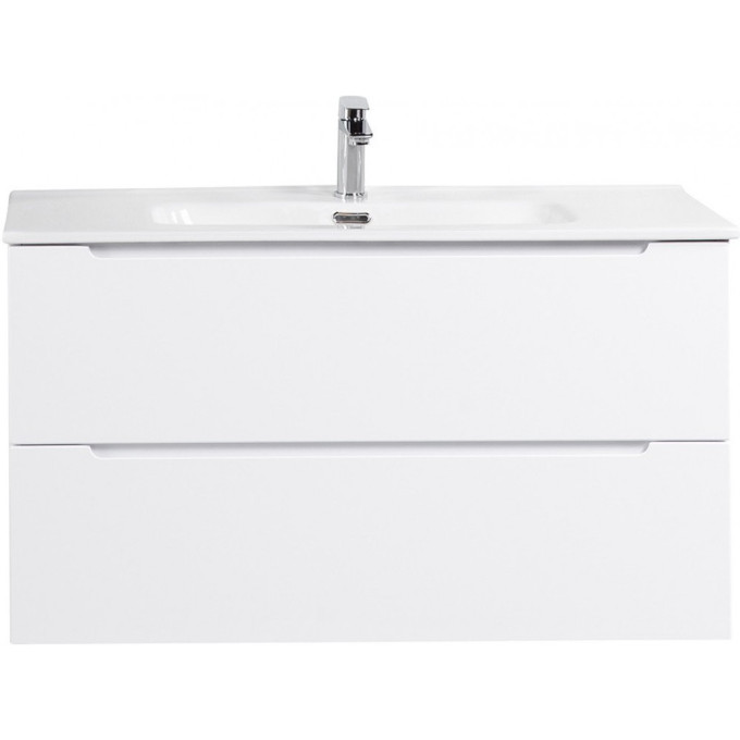 Тумба Bianco Lucido 100 см BELBAGNO ETNA ETNA100BL-KEPMCO-1084-SET