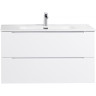 Тумба Bianco Lucido 100 см BELBAGNO ETNA ETNA100BL-KEPMCO-1084-SET