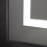 Зеркало BELBAGNO SPC-KRAFT-900-800-SENS-NERO, 900x800x32 мм