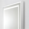 Зеркало BELBAGNO KRAFT SPC-KRAFT-700-900-LED-TCH-WARM в алюминиевой раме со встроенным светильником, 700x32x900 мм